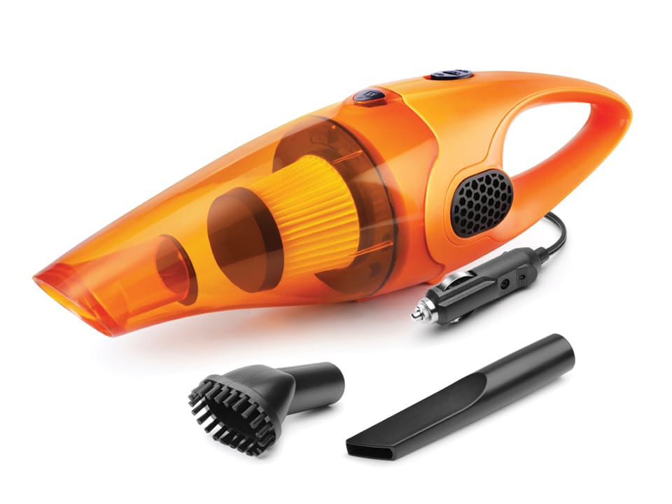 Portable car vacuum cleaner with HEPA filter, for deep cleaning